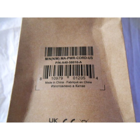 NEW Genuine Cisco Meraki MA-PWR-CORD-US A40-58010 Notched Power Cord Cable - Picture 2 of 4